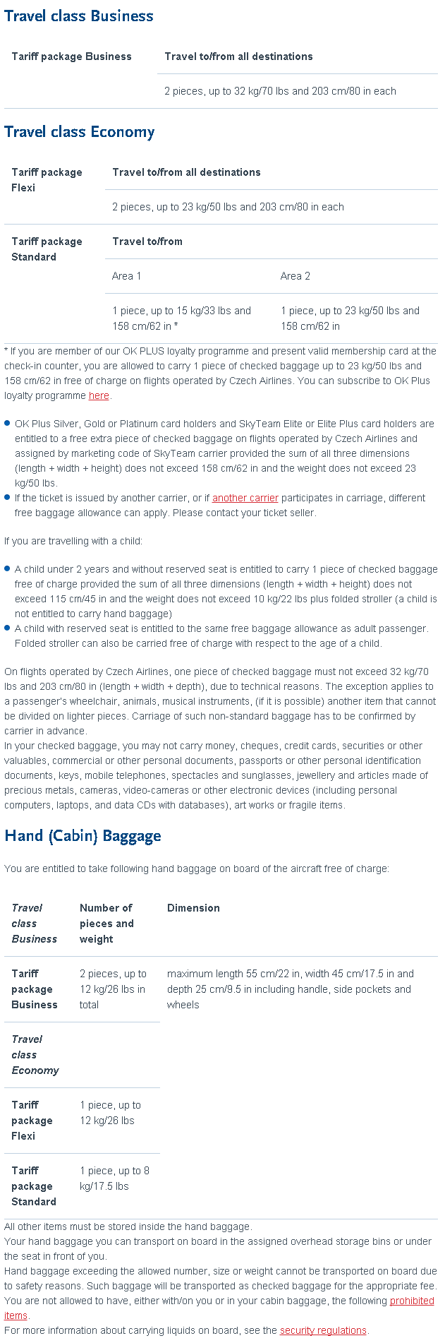 czech-airlines-baggage-allowance